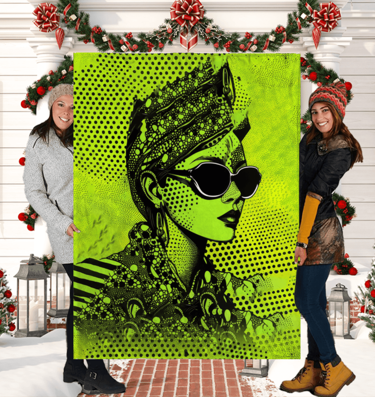 Painted Perfection Sherpa Blanket - Beyond T-shirts