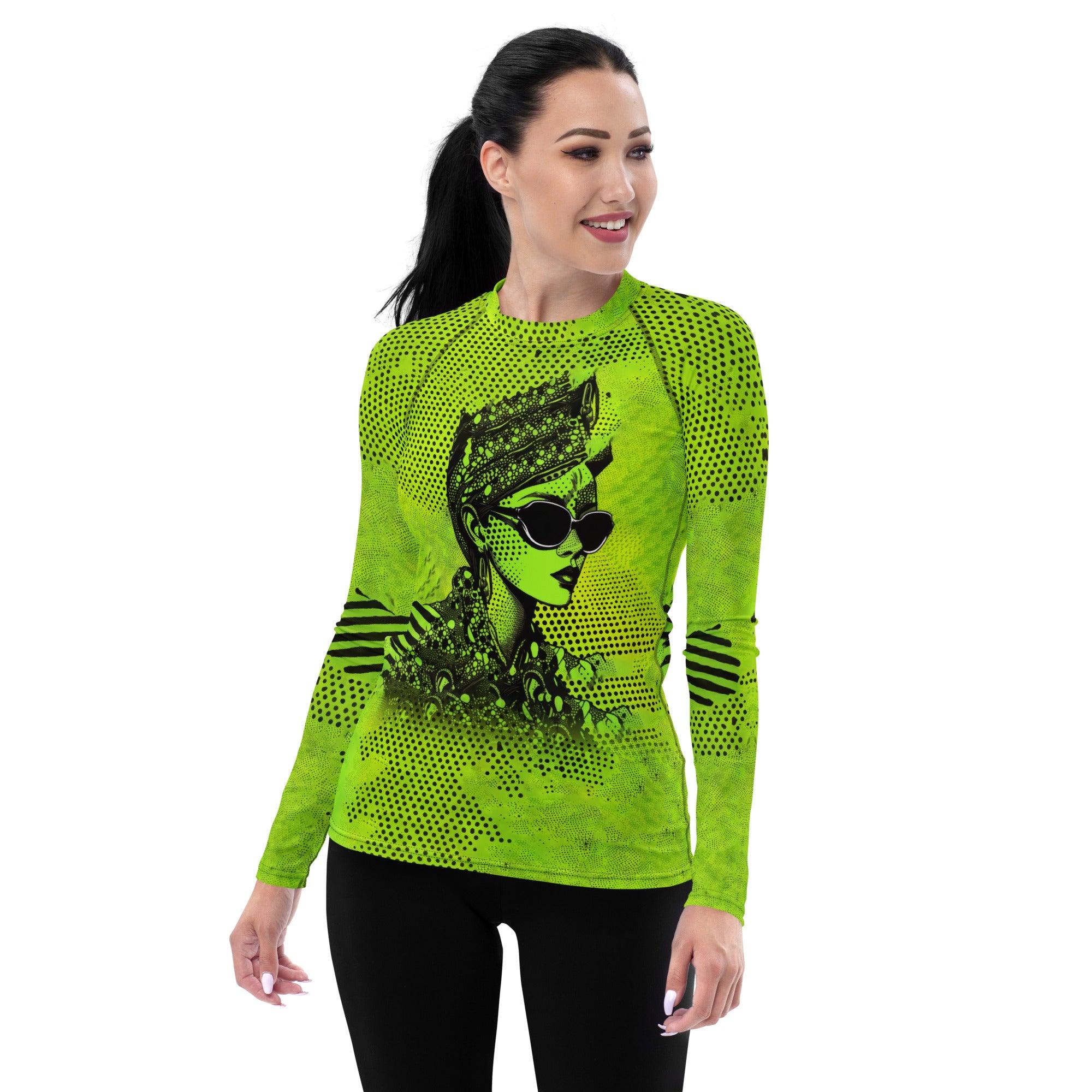 Painted Perfection Women's Rash Guard - Beyond T-shirts