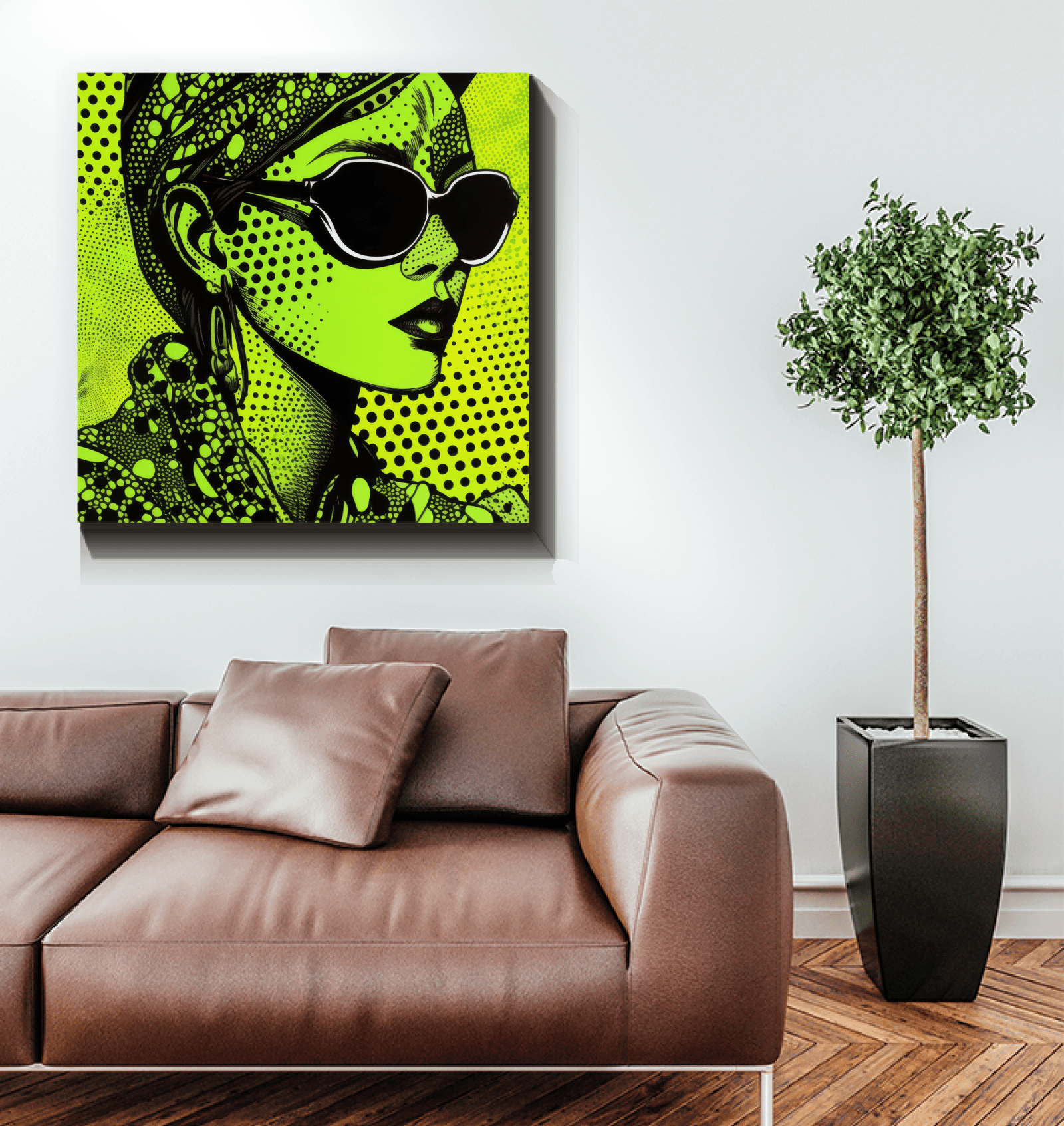 Painted Perfection canvas perfect for office or home.
