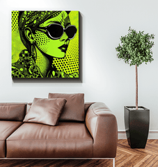 Painted Perfection canvas perfect for office or home.