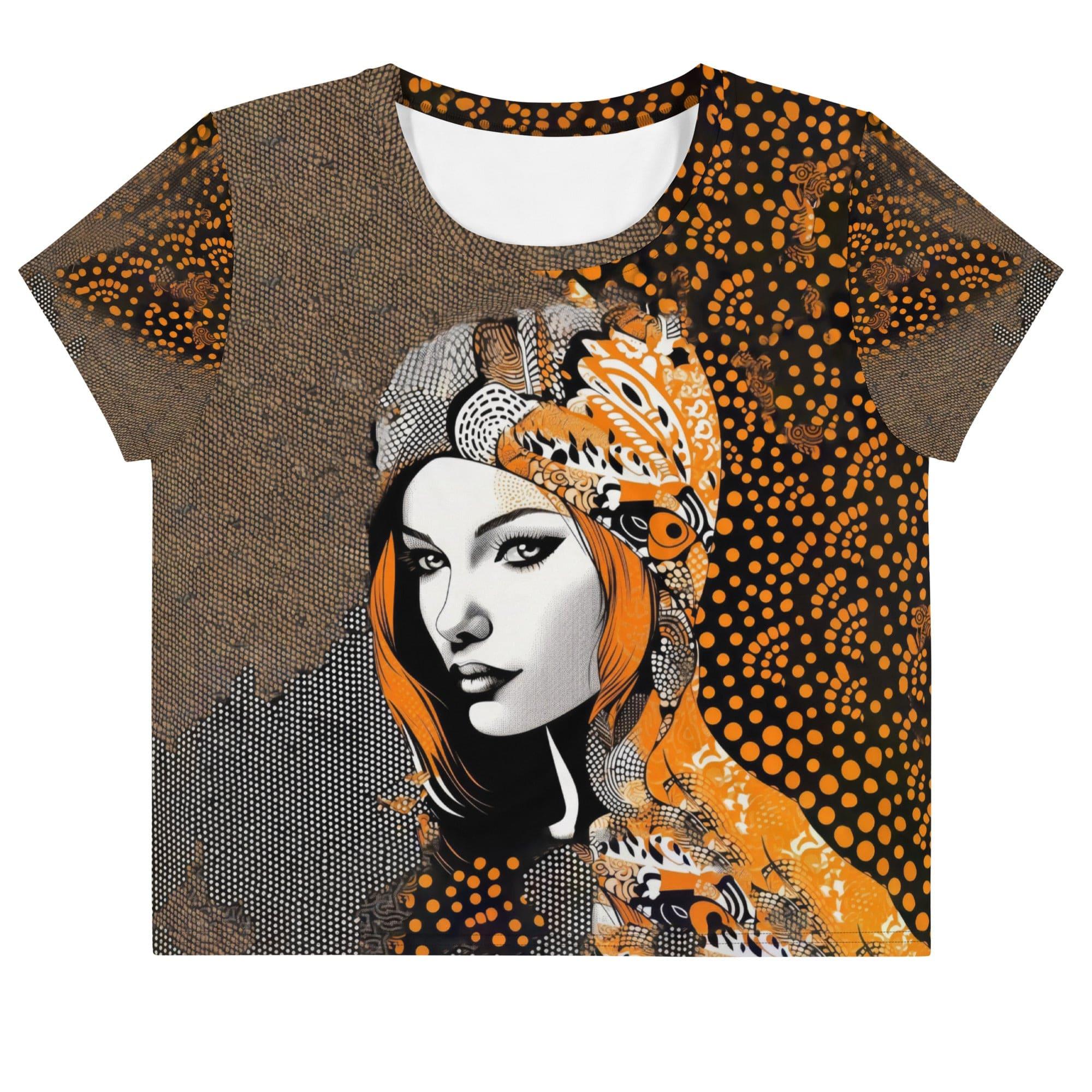 Painted Permanence All-Over Print Crop Tee - Beyond T-shirts