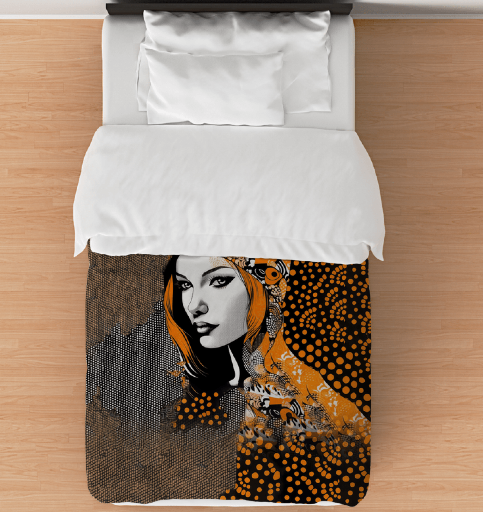 Painted Permanence Duvet Cover - Main Product Image