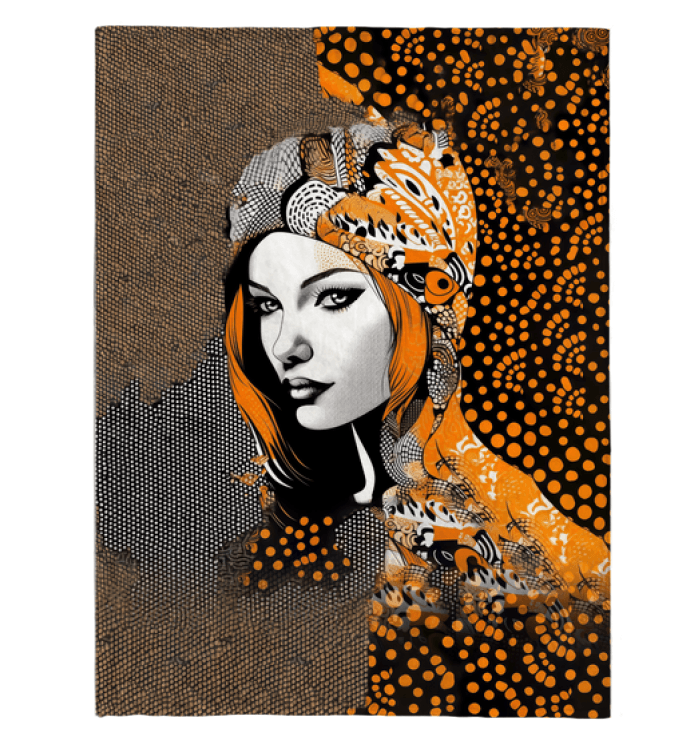 Painted Permanence Sherpa Blanket - Beyond T-shirts