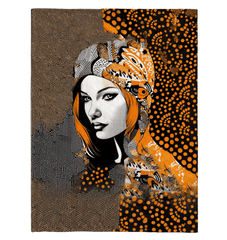 Painted Permanence Sherpa Blanket - Beyond T-shirts