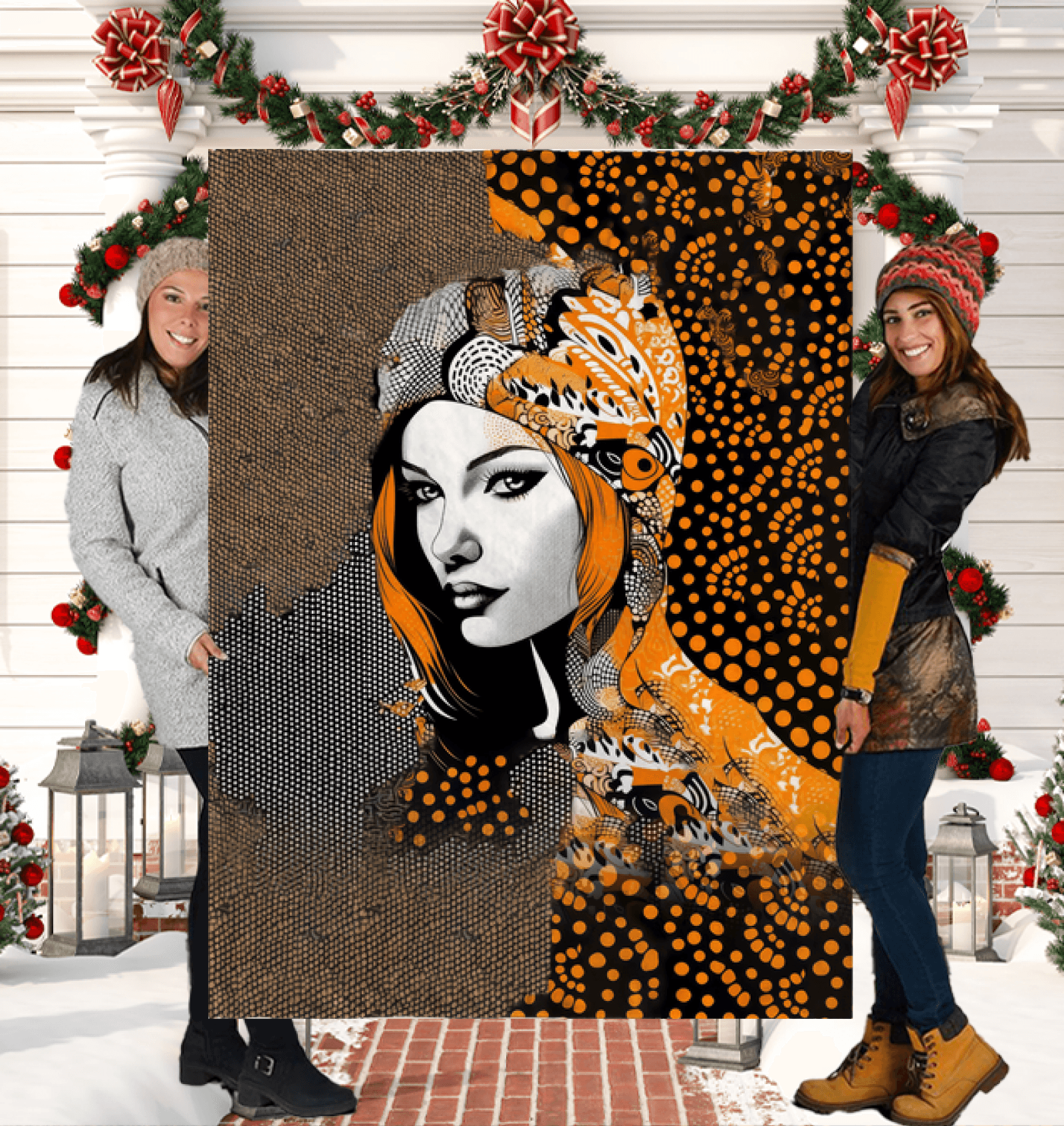 Painted Permanence Sherpa Blanket - Beyond T-shirts