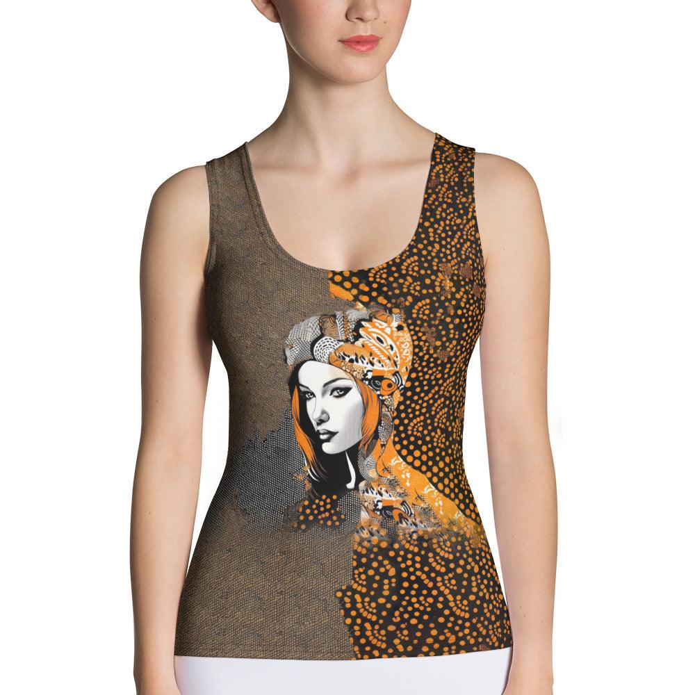 Painted Permanence Sublimation Cut & Sew Tank Top - Beyond T-shirts