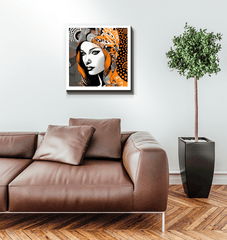 Colorful abstract art Painted Permanence canvas