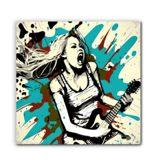 Passion with amplifiers wrapped canvas - Beyond T-shirts