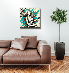 Passion with amplifiers wrapped canvas - Beyond T-shirts