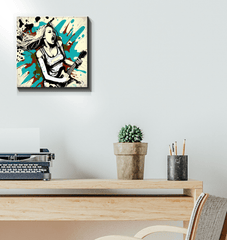 Passion with amplifiers wrapped canvas - Beyond T-shirts