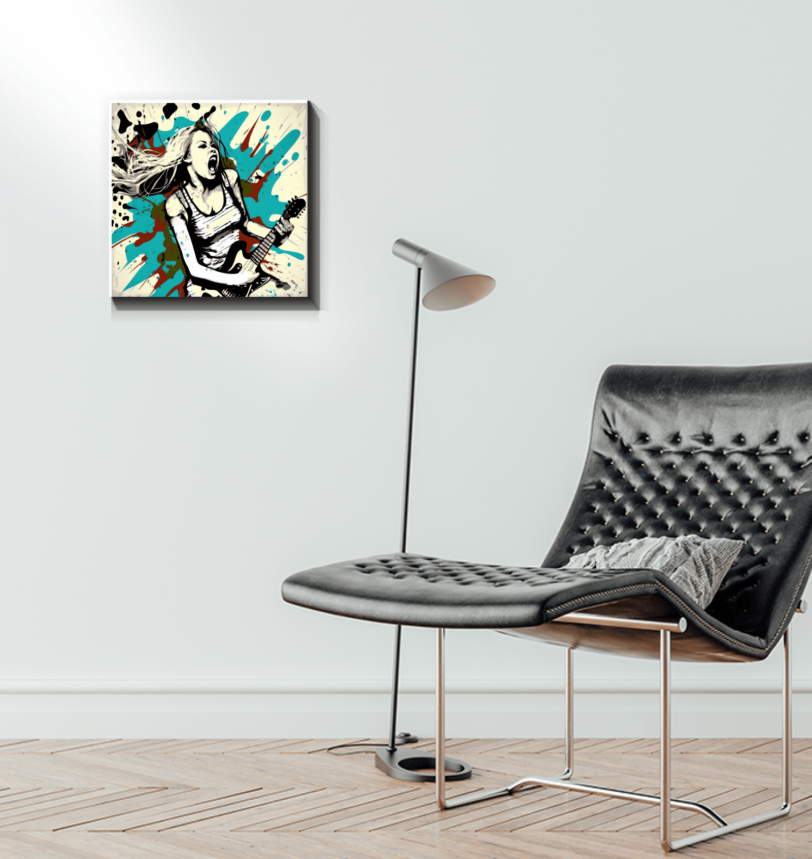 Passion with amplifiers wrapped canvas - Beyond T-shirts