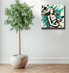 Passion with amplifiers wrapped canvas - Beyond T-shirts