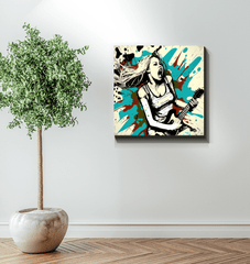 Passion with amplifiers wrapped canvas - Beyond T-shirts