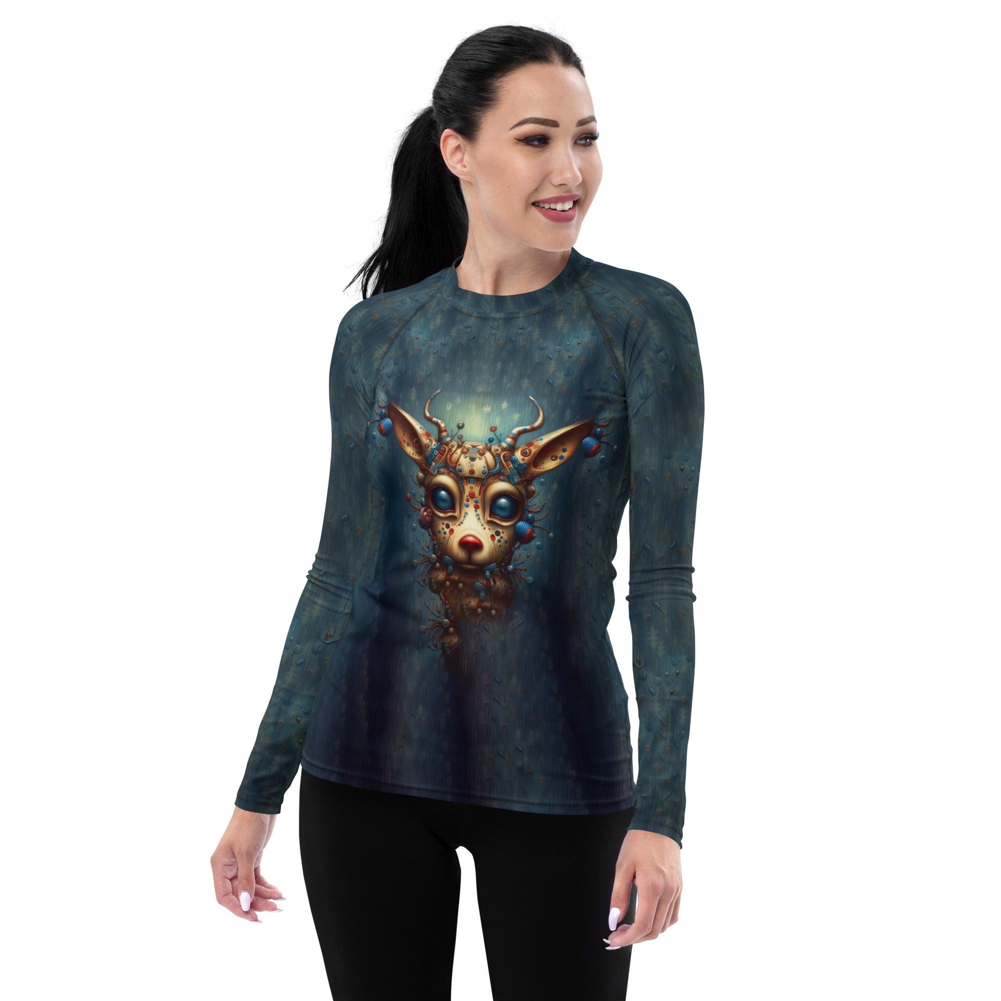 Patriotic Installations Women's Rash Guard - Beyond T-shirts