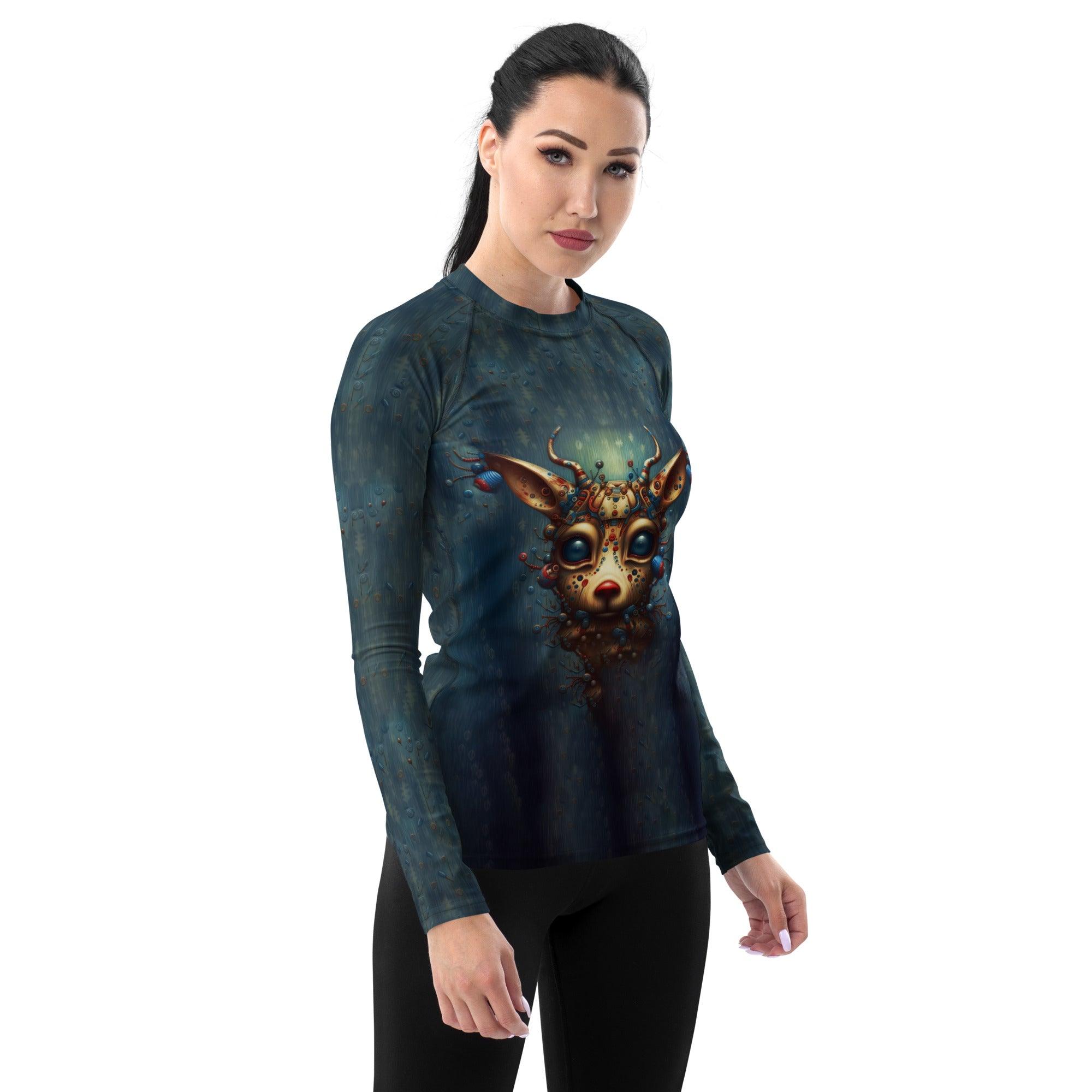 Patriotic Installations Women's Rash Guard - Beyond T-shirts