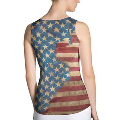 Patriotic Pizzazz Sublimation Cut & Sew Tank Top - Beyond T-shirts