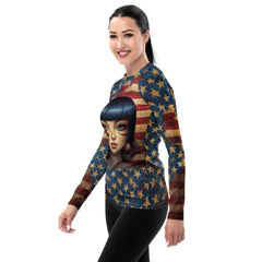 Patriotic Pizzazz Women's Rash Guard - Beyond T-shirts