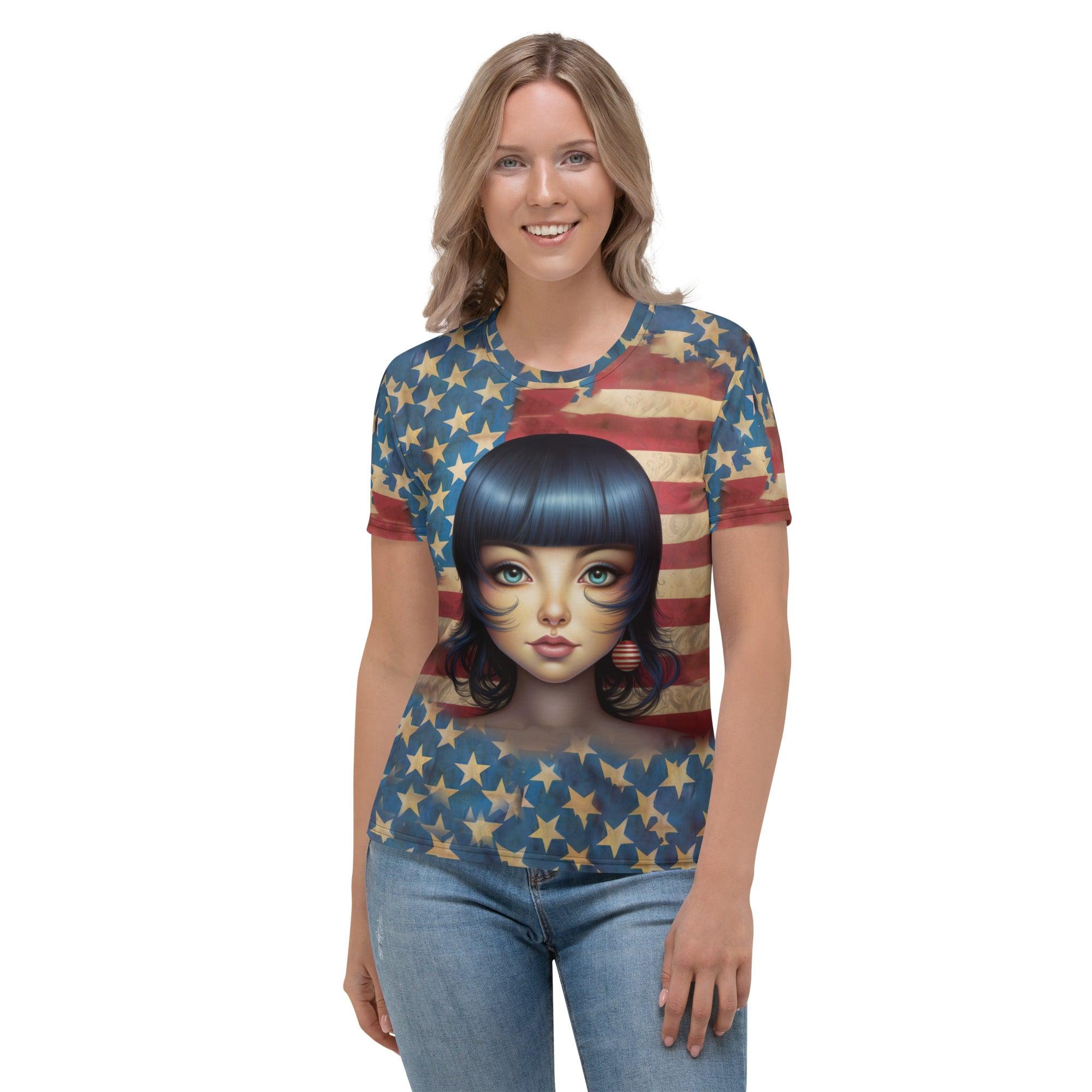 Patriotic Pizzazz Women's T-Shirt - Beyond T-shirts