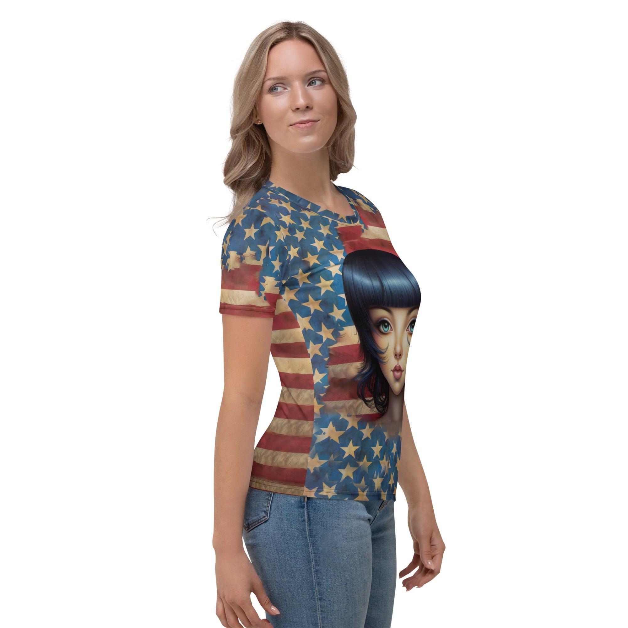 Patriotic Pizzazz Women's T-Shirt - Beyond T-shirts