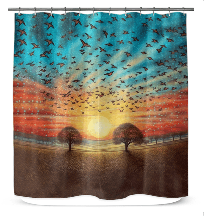 Patriotic Portfolios Shower Curtain - Beyond T-shirts