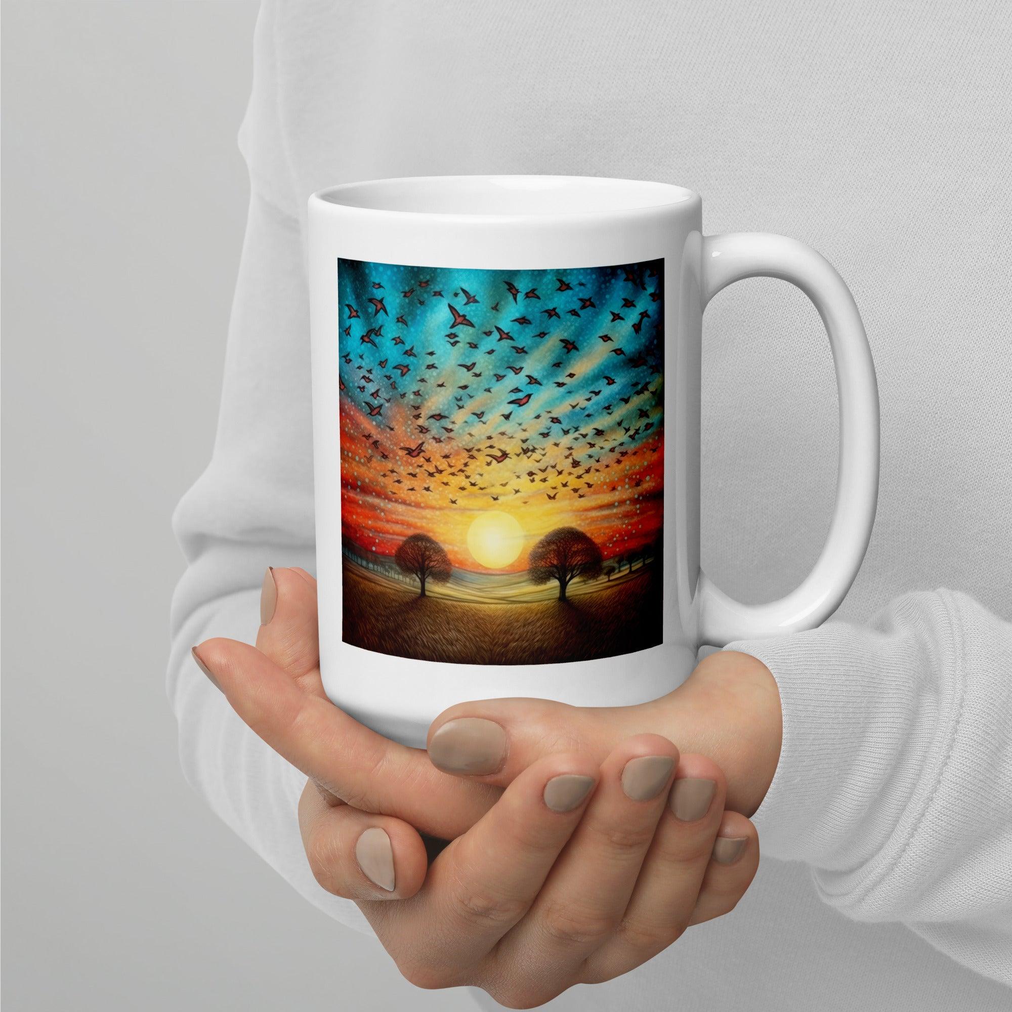 Patriotic Portfolios White Glossy Mug - Beyond T-shirts