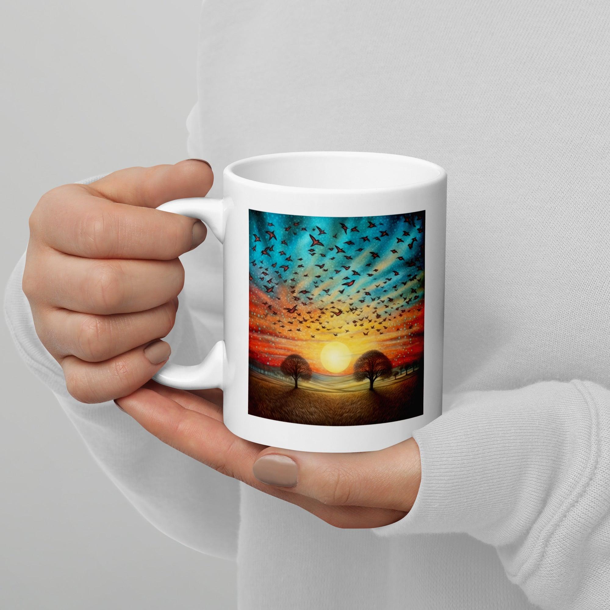 Patriotic Portfolios White Glossy Mug - Beyond T-shirts