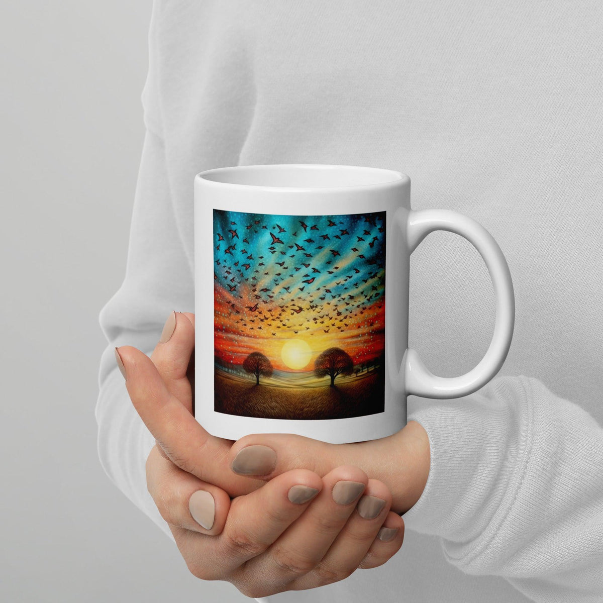 Patriotic Portfolios White Glossy Mug - Beyond T-shirts