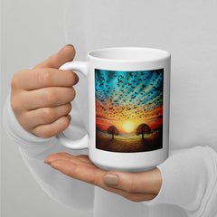 Patriotic Portfolios White Glossy Mug - Beyond T-shirts