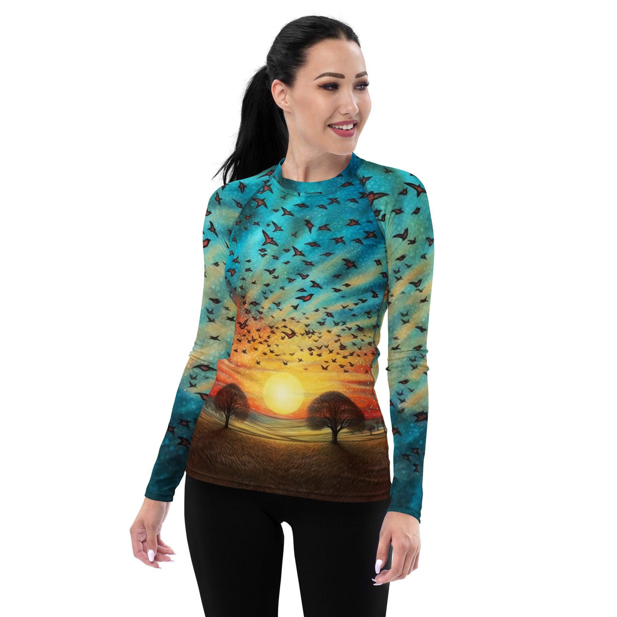 Patriotic Portfolios Women's Rash Guard - Beyond T-shirts