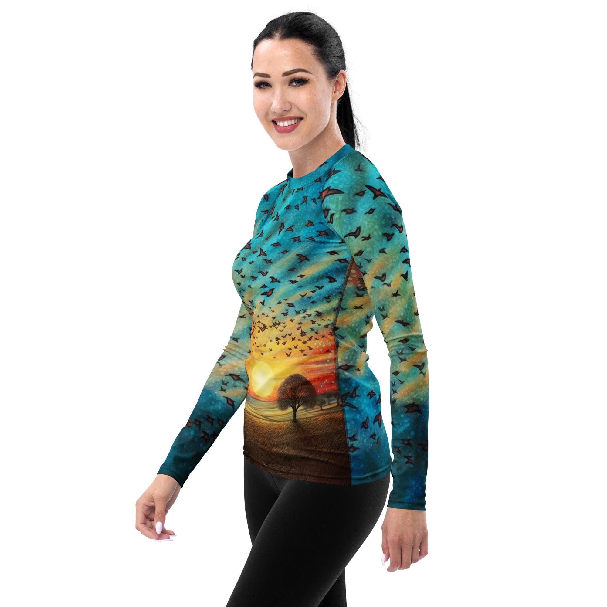 Patriotic Portfolios Women's Rash Guard - Beyond T-shirts