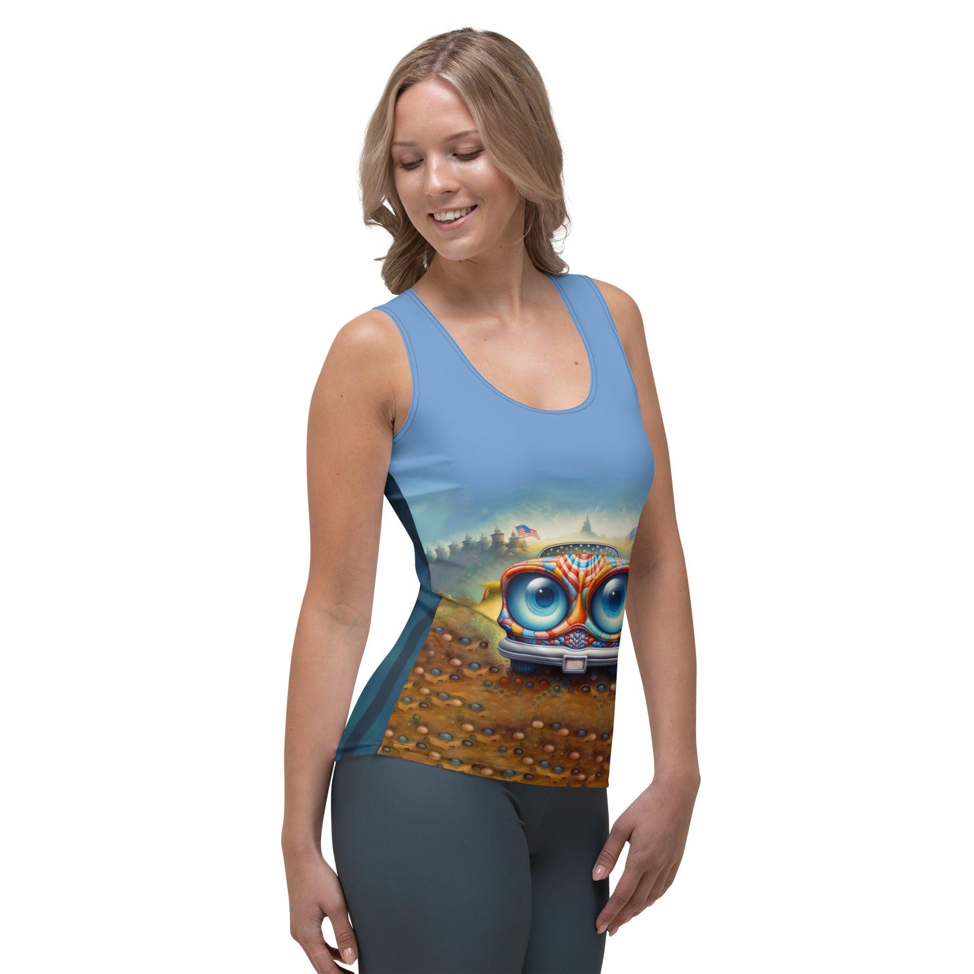 Patriotic Pride Sublimation Cut & Sew Tank Top - Beyond T-shirts