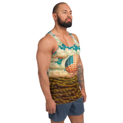 Patriotic Strokes Men's Tank Top - Beyond T-shirts