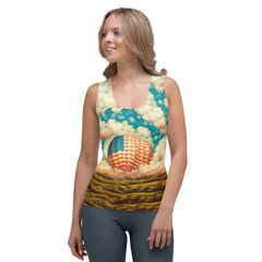 Patriotic Strokes Sublimation Cut & Sew Tank Top - Beyond T-shirts