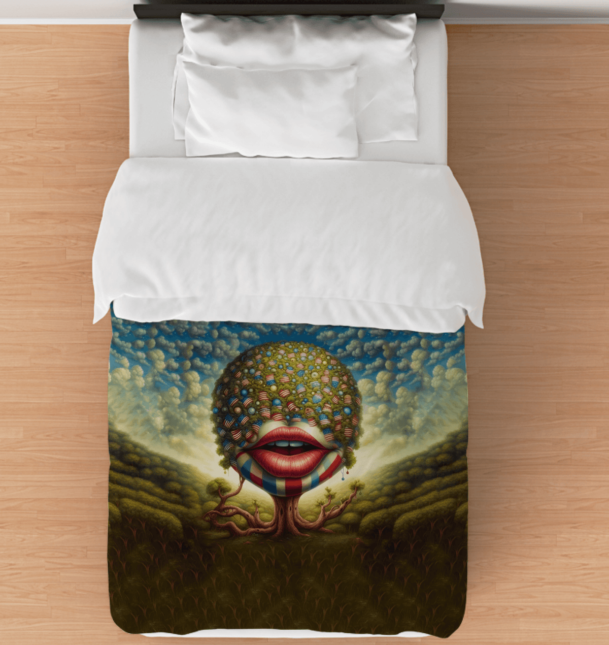 Patriotism Impressions Comforter - Twin - Beyond T-shirts