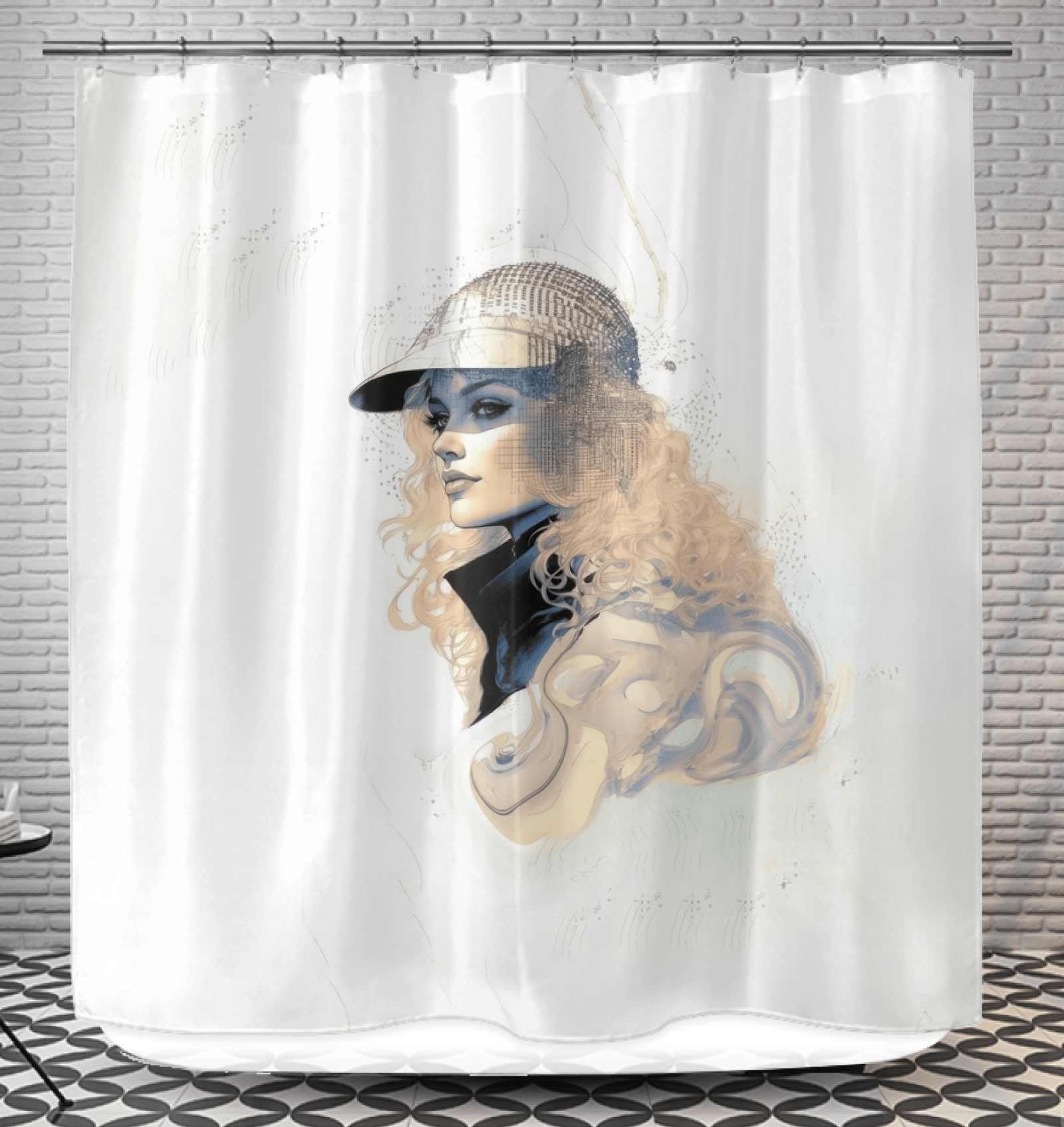 Pen and Ink Magic Shower Curtain - Beyond T-shirts