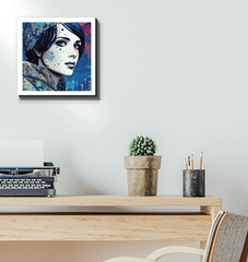 Elegant wrapped canvas featuring Pen and Ink Perfection II design.