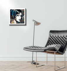 Intricate Pen and Ink art piece wrapped on canvas.