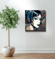 Pen and Ink canvas art with exquisite detailing.