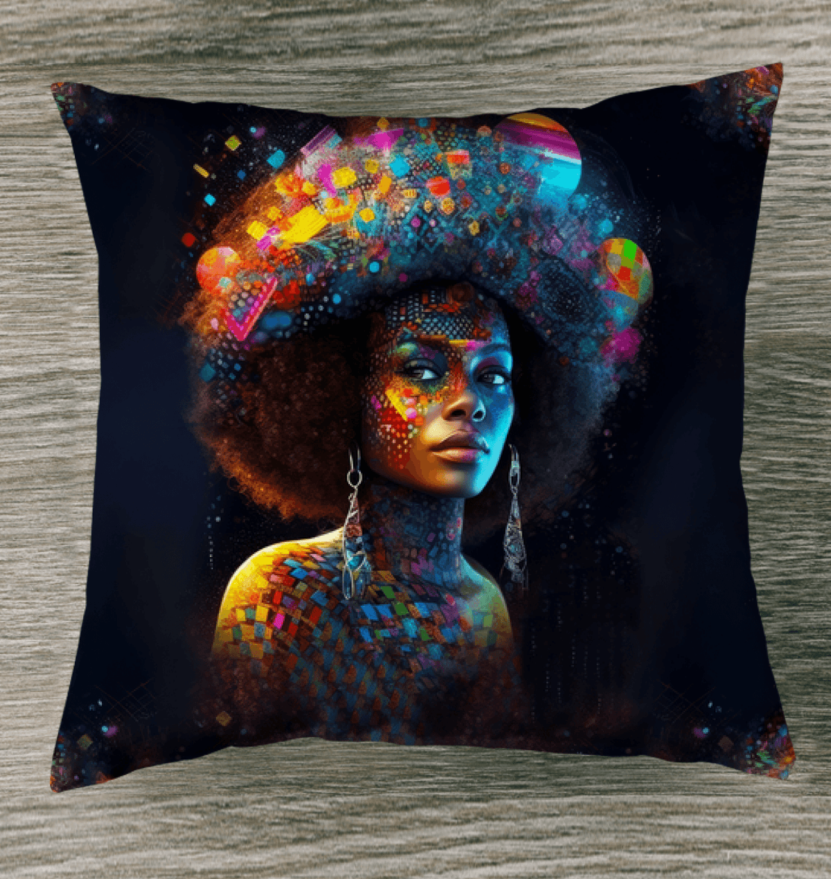 Decorative Cushion for Creative Spaces - Pen and Paper Design