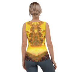 Back view of Pen and Paper Passion sublimation tank.