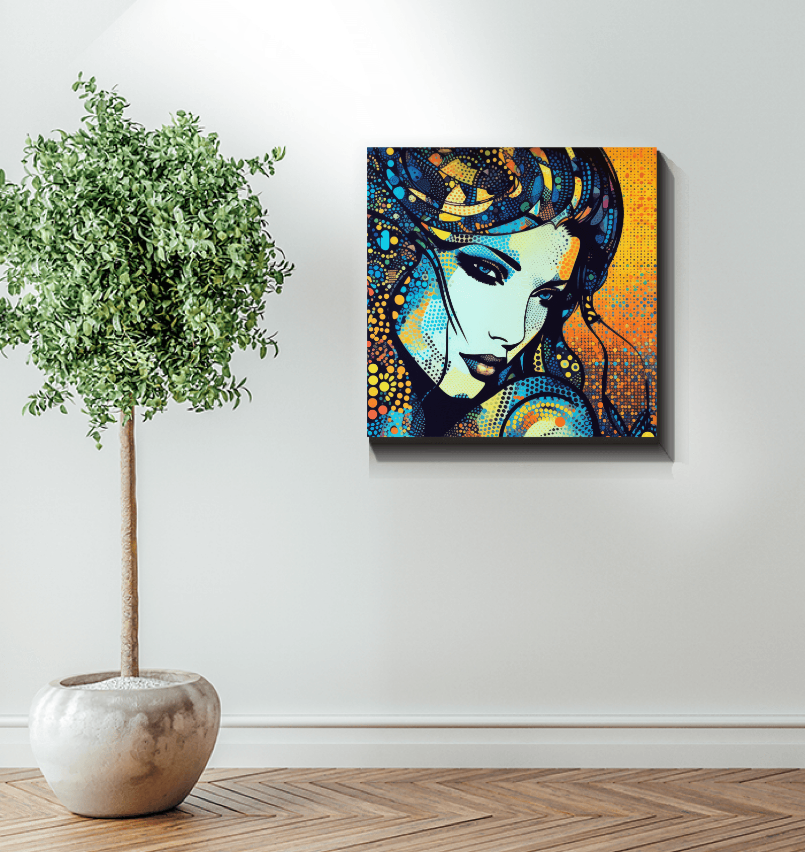 Pen Pals art piece in a gallery setting with soft lighting.