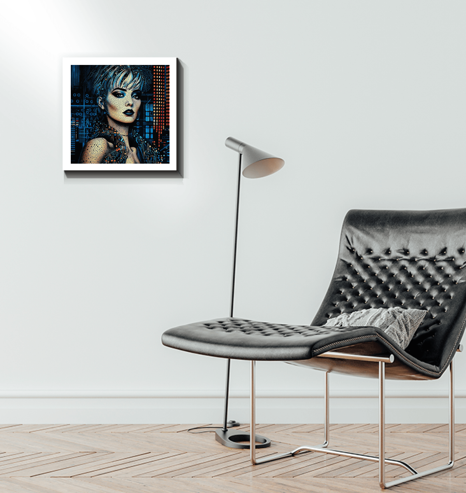 Inspirational Pencil Drawing Canvas for home office decoration.