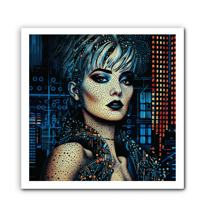 Pencil Perfection Wrapped Canvas with vibrant artistry.