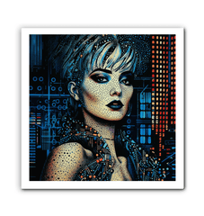 Pencil Perfection Wrapped Canvas with vibrant artistry.