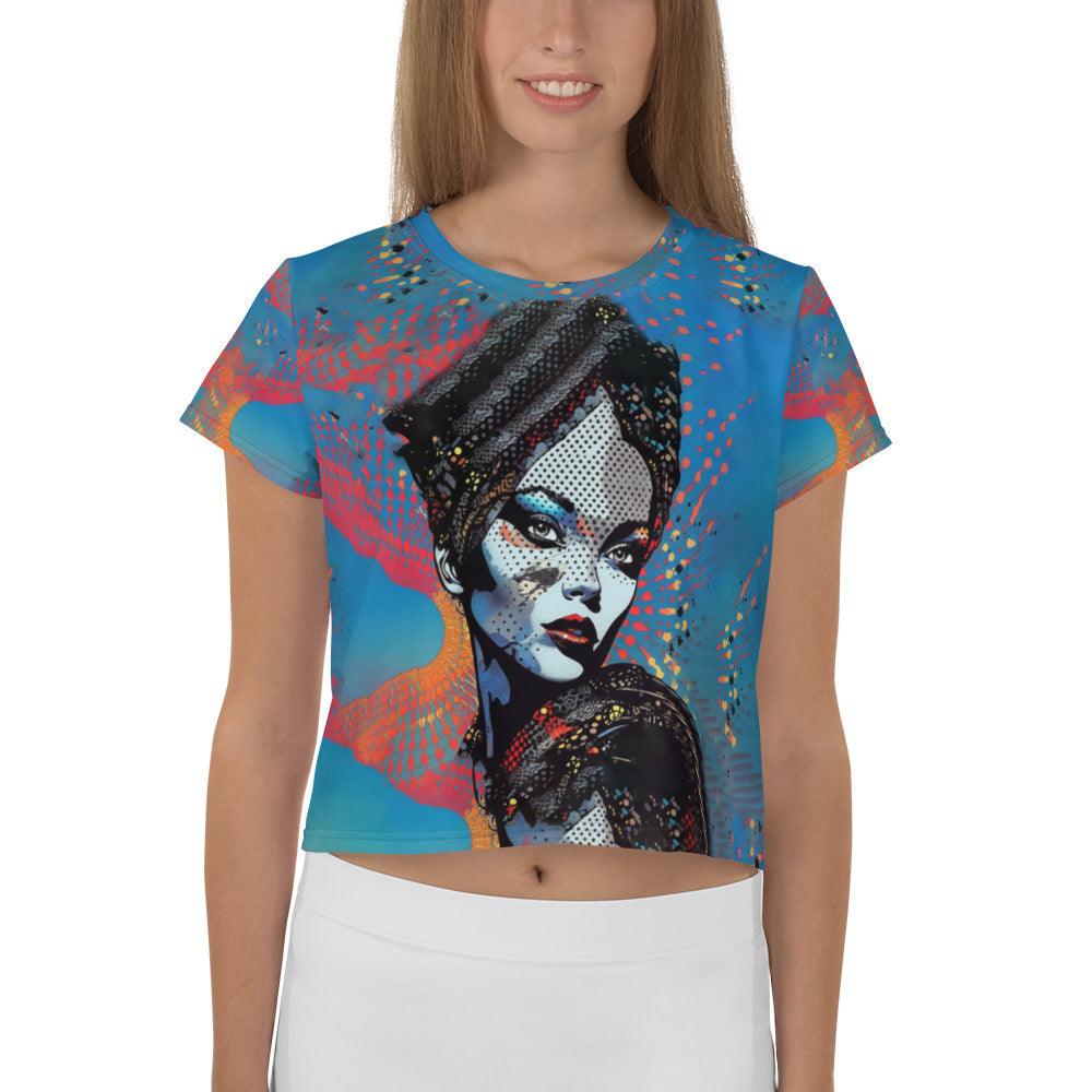 Pencil Perfectionist All-Over Print Crop Tee - Beyond T-shirts