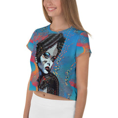 Pencil Perfectionist All-Over Print Crop Tee - Beyond T-shirts