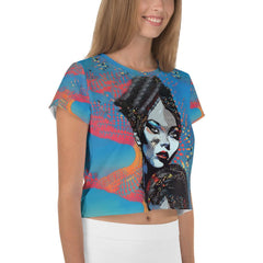 Pencil Perfectionist All-Over Print Crop Tee - Beyond T-shirts