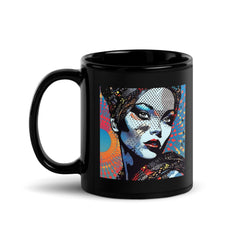 Black Glossy Mug for Artists