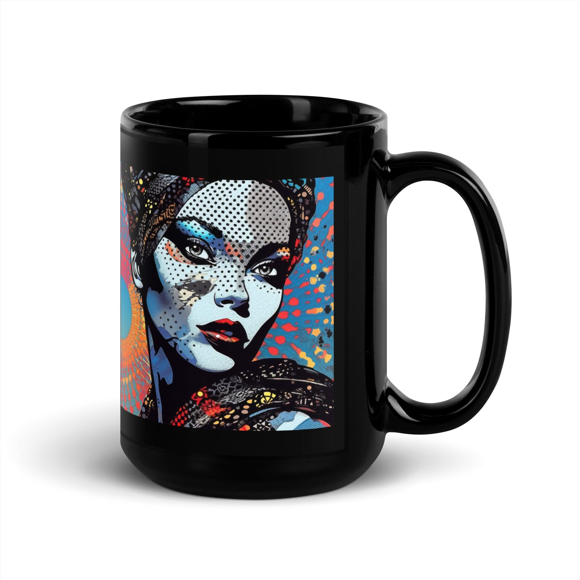 Black Pencil-Themed Office Mug
