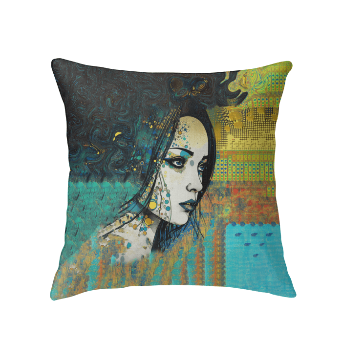 Pencil Play Indoor Pillow - Front View